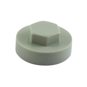 19mm Goosewing Grey Colour Cap for Hexagon Self Drilling Tek Screws Pack of 100