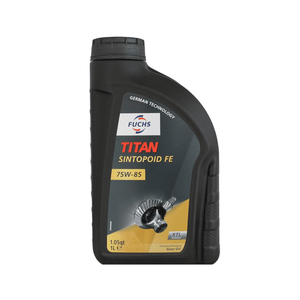 Fuchs TITAN SINTOPOID FE 75W-85 Fully Synthetic Fuel-Economy Gear Oil – API GL-5, MB & VW Approved – 1 Litre