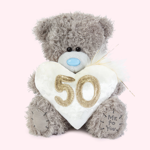 Tatty Teddy 17cm 50th Birthday Bear