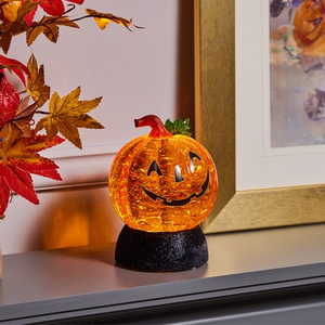 Swirling Glitter Pumpkin