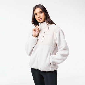 Borg Fleece Tech Jacket | Stone