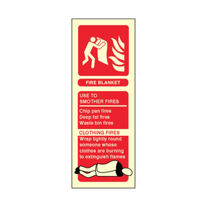 FireShield Fire Blanket Sign (Portrait)