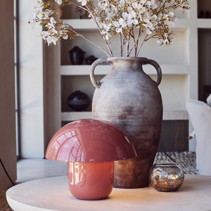 Sputnik Metal Table Lamp, Coral