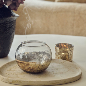 Reid Glass Candle Holder