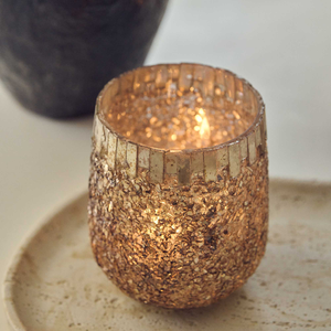 Avril Glass Candle Holder