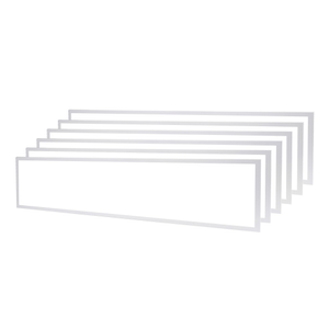 6x Panneau LED 120x30 - 36W - 4000K - 100 Lm/W - Sans scintillement - UGR <22 - Garantie de 3 ans