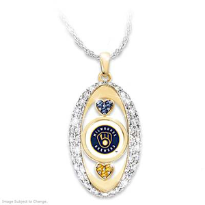 For The Love Of The Game Brewers Pendant Necklace