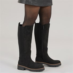 Brave Soul Womens Klara Knee High Boots Black