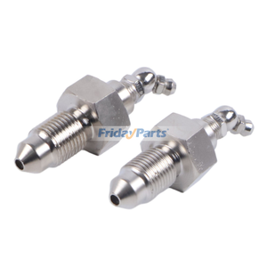 2 Pieces Track Adjuster Grease Valve 4255055 for John Deere Excavator 110 120 120C 200LC 230LC 270LC 330LC 370 370C 450CLC 490 490E 590D 600C 750 790D 892