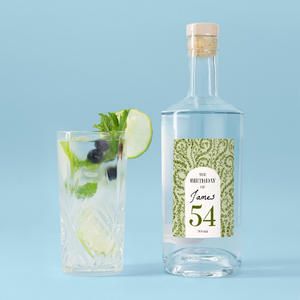 Personalised Age Birthday Gin 70cl