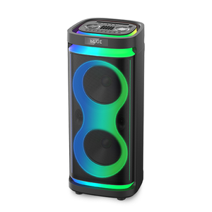 X Echo Neptune 85.3cm Tower Speaker 100W Bluetooth, RGB Lights, Wireless Mic & Wheels