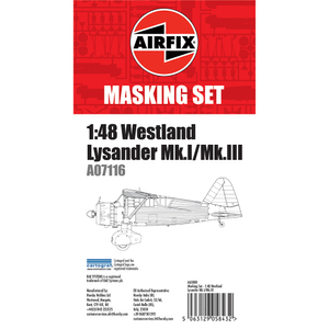 Airfix A65008 Westland Lysander A07116 1:48 Masking Set
