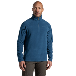 Craghopper Mens Corey VI Half Zip Pullover Fleece - L / Poseidon Blue