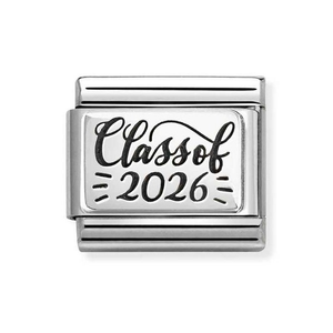 Classic Silver Class of 2026 Charm