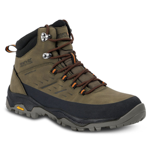 Regatta Mens Blake Waterproof Walking Boots - 9.5 UK / Olive Night/Pumpkin Spice
