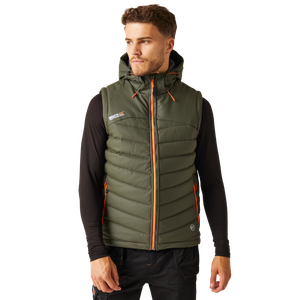 Regatta Professional Mens Calcaulate Gilet - M / Dark Khaki