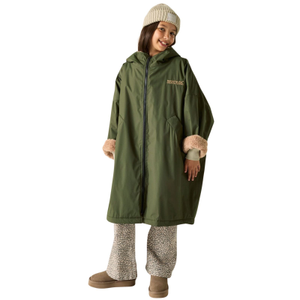 Regatta Kids Spirit Of Adventure Waterproof Changing Robe - 9 - 13 Yrs / Dark Khaki