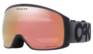 Oakley Flight Tracker L Ski Goggles - Matte Forged Iron, Oakley Snow Prizm Rose Gold Iridium