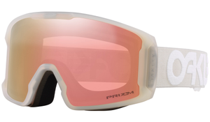 Oakley Line Miner M Ski Goggles - Matte Cool Grey, Oakley Snow Prizm Rose Gold Iridium