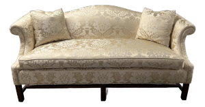 Kindel Furniture Sofa With New Scalamandre “Love Birds” Fabric