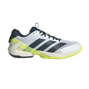 adidas ADIZERO Ubersonic 5 Clay - Aurora Ivy/FTWR White