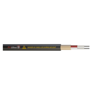Doncaster Cables PV-ULTRA2C4.0SWA Solar Cable, Two Core, 4mm²,  SWA, Black Tuff Sheath