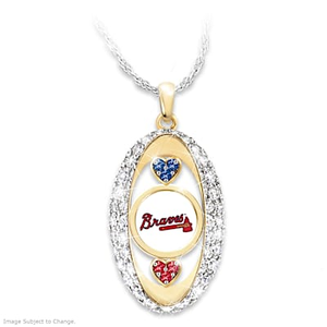 For The Love Of The Game Braves Pendant Necklace