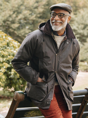 Brown Wax Cotton Jacket