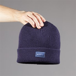 Ben Sherman Mens Chunky Rib Beanie Navy
