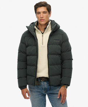 Microvezel Sport Puffer Jas Met Capuchon