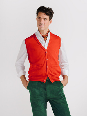 Spice Merino Waistcoat