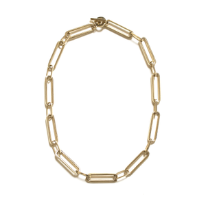 Large Paperclip Link Chain Necklace