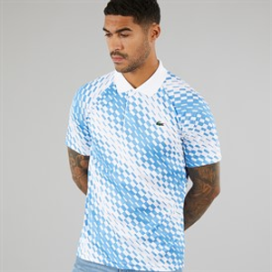 Lacoste Mens Short Sleeve Polo Shirt White/Ethereal
