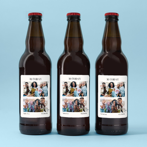 Personalised Photo Upload Milestone Birthday Lager Trio 3x50 0ml