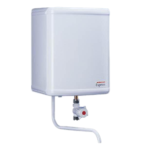 Heatrae Sadia 95.010.161 Express-7 White Steel Vented Point-Of-Use Oversink Water Heater With Spout & Adjustable Thermostat 7Ltrs 3kW