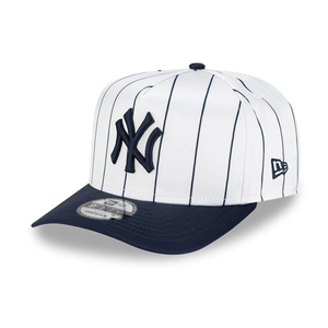 New York Yankees Satin Pinstripe Navy 9FIFTY A-Frame Adjustable Cap
