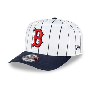 Boston Red Sox Satin Pinstripe Navy 9FIFTY A-Frame Adjustable Cap
