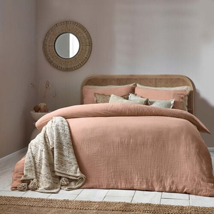 SUPERKING DUVET COVER Lark Pink Clay