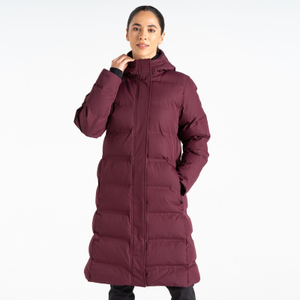 Dare 2b Womens Wander Waterproof Longline Padded Jacket - 18 / Fig