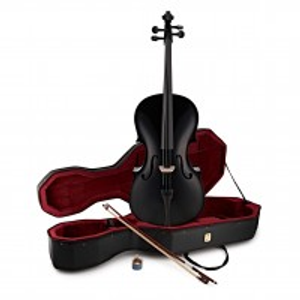 Estudiante 1/2 tamaño de violonchelo con estuche de Gear4music, Negro