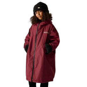 Regatta Kids Spirit Of Adventure Waterproof Changing Robe - 9 - 13 Yrs / Dark Maroon
