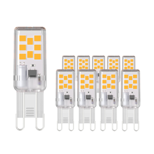 10x G9 LED Lampen - 2.2W - 2700K - 250 Lumen