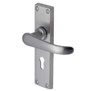 Windsor Lever Lock Satin Nickel Plate