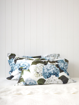Beloved Hydrangea Oxford Pillowcase Set
