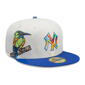 New York Yankees MLB City Element El Salvador White 59FIFTY Fitted Cap