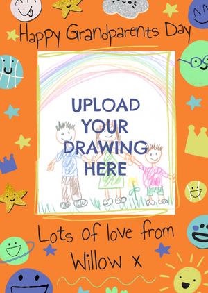 Fun Upload Your Drawing Grandparents Day Card From The Grandchild