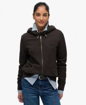 Felpa con cappuccio e zip Athletic Essentials Logo