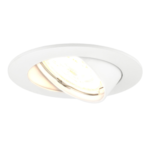 Dimmbare LED Einbaustrahler Weiß - Amsterdam - 3W - 2700K - ø82mm