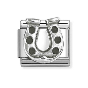 Classic Silver Horseshoe Charm