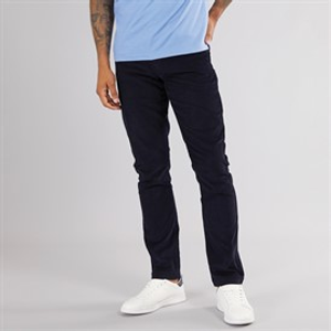 French Connection Mens Five Pocket Cord Chinos Marine